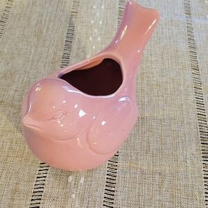 Pink Bird Planter - Ceramic - Cute Bird 🐦🪶🕊